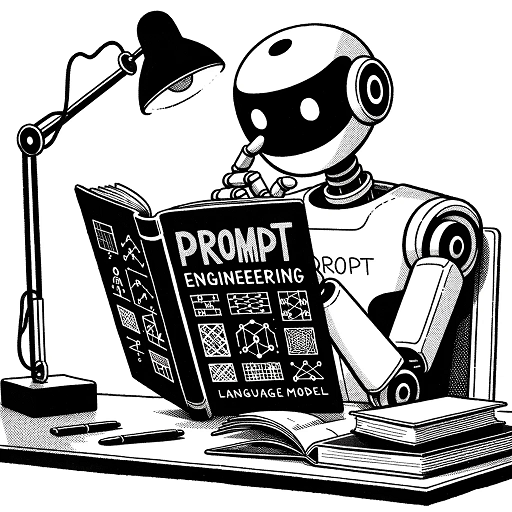 AI reading a Prompt to generate a response to support a companies SEO Tactics